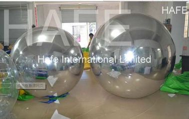 Custom Giant Festival Inflatable Event Structures 1.5 M PVC Mirror Ball Event Decoration Balloon