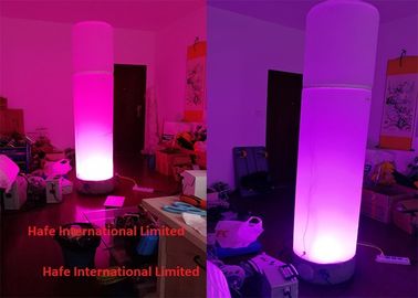 High Illuminate Inflatable LED Lamp Decoration Tower 200W RGB Colorful In Dance Party