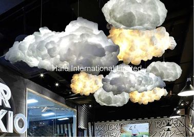 Giant Inflatable Advertising Balloon Cloud Lighting 0.6m 2m Diamater