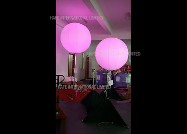 Custom Type Blow Up Led Balloon Light With 72 W / 96 W Color Changing RGB Lamp