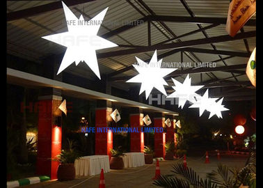 Space Night Decoration Inflatable Lighting Star With 2000W Halogen Lamp