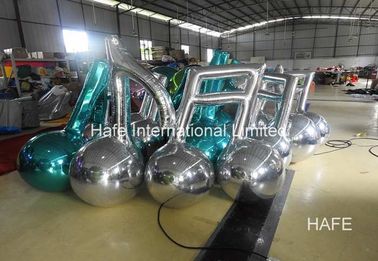 Customize Giant Mirror Balloon Cherry Shape for Fruit Exhibition