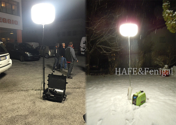 360° No Glare Outdoor Safety Area Lighting Halogen 1000W Inflatable Balloon Light Customizable