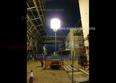 Road Paving Site Glare Free Balloon Lights In LED / Tungsten / HMI Fit Road Paving Site