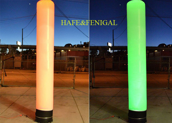 Inflatable LED Advertising Pillars / Columns /  Tubes Light With Built In Fan
