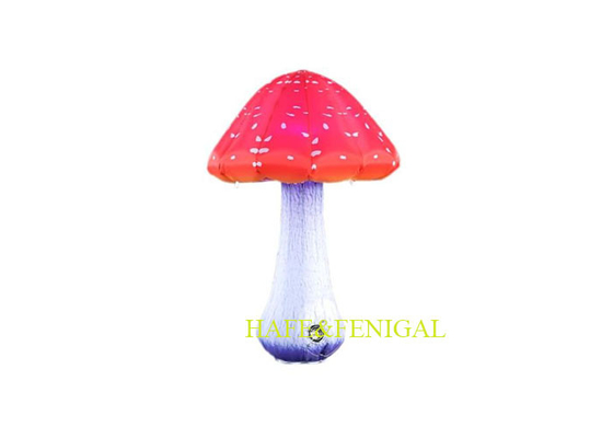 Customized Giant 2m Height Inflatable Lighting LED Lucky Shroom Decoration