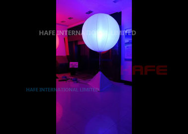 Dimmable RGBW Balloon Lighting With 4200mm Stainless Tripod For Party Decoration