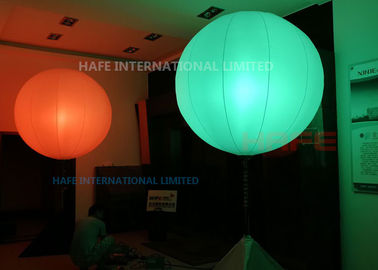 Pink Blue Green Purple Yellow Orange Light Up Balloons , Glow In The Dark Balloons