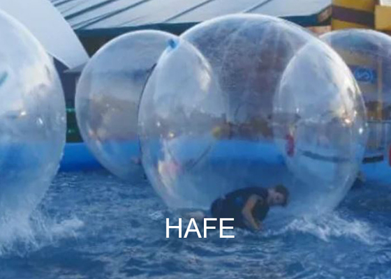 Inflatable 2m PVC Transparent Water Walking Ball With Zippers For Pool Pond Beach