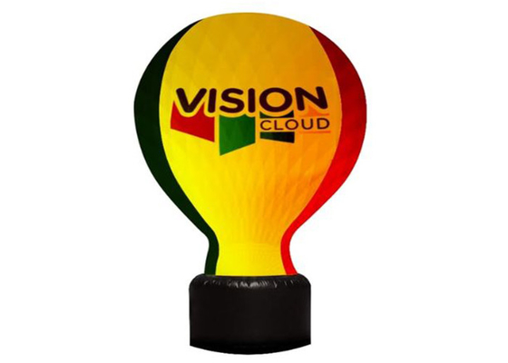Custom Flying 3m 10ft  Hot-air Balloon shape Inflatable Advertising Balloon