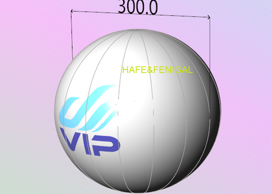10ft 3m Inflatable Ads Balloon With VIP Logo Printing Mounted On Truss Or Ceiling Use