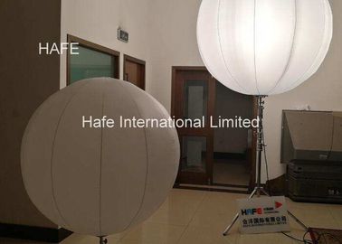 Crystal Inflatable Balloon Light , Floating Standing Halogen Suspended Led Balloon