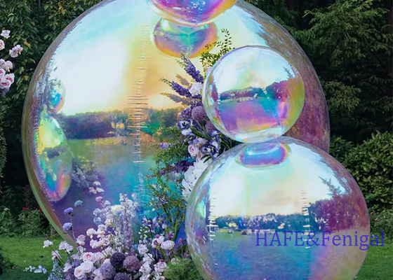Party Event Decorations Can Be Hung With Colorful PVC Inflatable Mirror Balloons