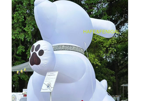 Custom Giant Inflatable Cartoon Dog Balloons For Lawn Events Marketing Interaction