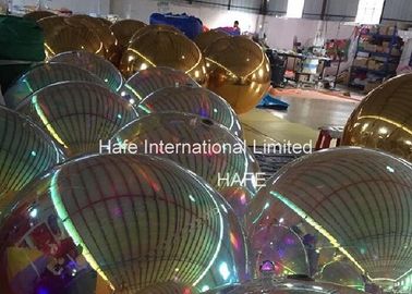 1.2M Diameter Laser Dazzle Mirrored Balloon Lights For Theme Decoration