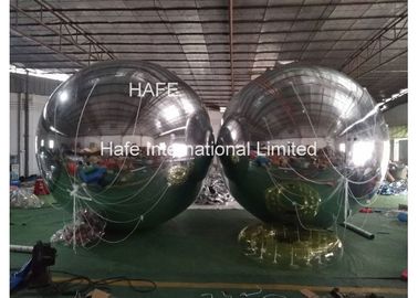 5 M Suspend Decoation Hanging Mirrored Balloon Lights For Events / Inflatable Mirror Ball