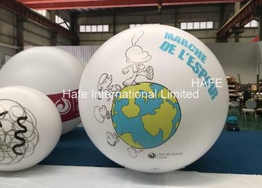 2.5 M Advertising Helium Balloons With Led Lights Logo Branding Customize Printing