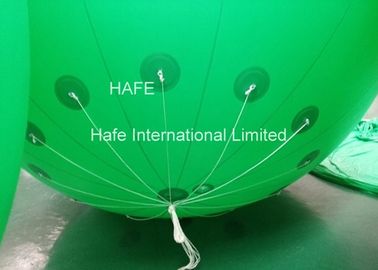 350CM Helium Balloon Lights , Inflatable Outdoor Led Helium Balloons Green Color