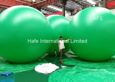 350CM Helium Balloon Lights , Inflatable Outdoor Led Helium Balloons Green Color