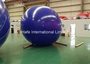 Custom Led Inflatable Helium Balloon Lights , Moon Light Ball Print Logo