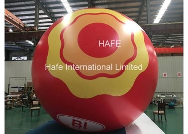 Custom Led Inflatable Helium Balloon Lights , Moon Light Ball Print Logo