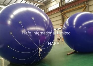 Inflatable Giant Floating Led Lighting Balloons , Pvc Light Up Balloons Promotional