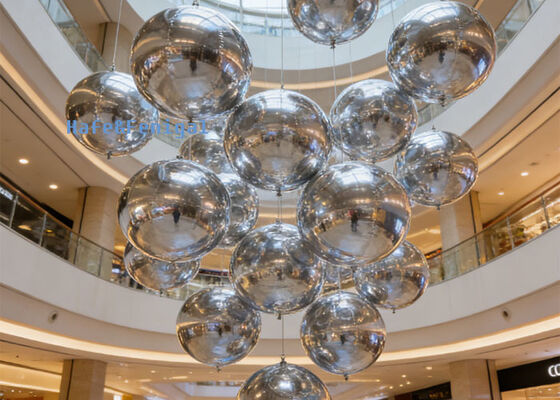 Inflatable Silver Mirror Balloon: Effortless Elegance & Sparkle