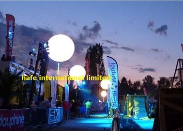 1.6m Tripod Moon Crystal Balloon Lighting With 200W LED For Events Decoration
