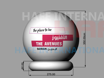 Floating 3.5m Led Inflatable Balls Bahrain National Holiday Events Design