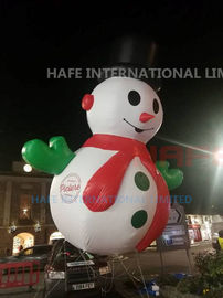 8 M Snow Man Helium Balloon Lights With Full Printing For Events Or Christmas