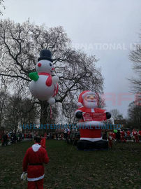 8 M Snow Man Helium Balloon Lights With Full Printing For Events Or Christmas