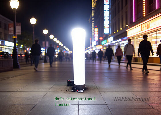 Versatile Inflatable Light Tower Suitable for Temporary Lighting Needs in Disaster Relief Outdoor Events and Road Maintenance
