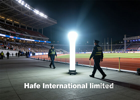Inflatable Light Tower Flexible and Quick Deploy Lighting System Providing Bright Illumination for Various Outdoor Uses
