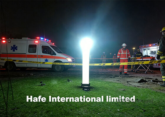 Energy Inflatable Light Tower Providing Bright and Adjustable Lighting for Large Scale Outdoor Projects and Emergency Scenes
