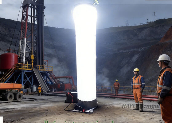 Versatile Inflatable Light Tower That Combines Portability and Bright Illumination for in Various Outdoor Applications