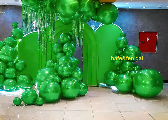 Reusable 0.8mm PVC Reflective Mirror Balloons Compatible With Foil Balloons