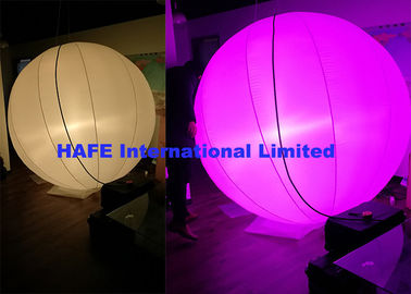 Hanging Inflatable Lighting Decoration RGBW 400W DMX Stage Lighting 2m Diameter