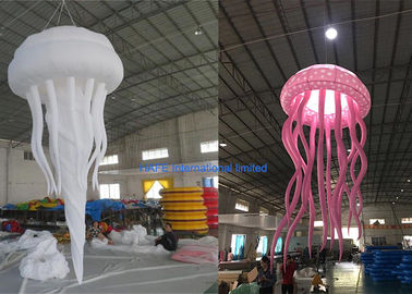 1.6m Dia Night Club Inflatable Advertising Balloon Decorative Night Light Jellyfish