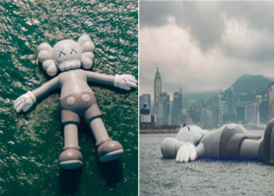 Customizable Giant Inflatable Water Cartoon Character with Sealed Multi-Chamber Structure for Waterfront Events