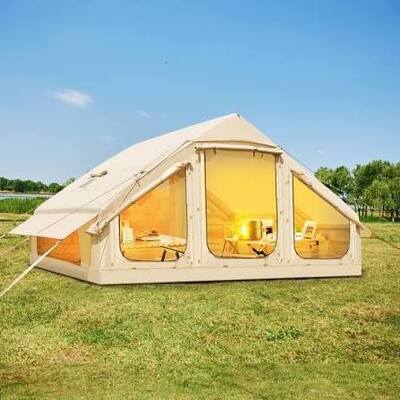 Durable Inflatable Air Tent for Outdoor Events Camping and Emergency Shelter Solutions with Easy Setup and Portable Design