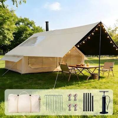 Lightweight Portable Inflatable Air Tent Ideal for Outdoor Camping Hiking Emergency Shelters and Recreational Activities