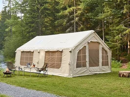 Inflatable Air Tent Weather Resistant and Durable Shelter Suitable for Various Outdoor Conditions Including Rain and Wind