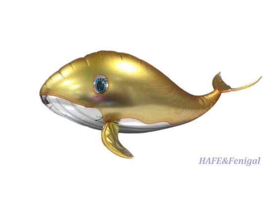 Custom Remote-Controlled Flying Whale Helium Airship with Gyro-Stabilized Flight Control and Lightweight PP + PA Aluminum Film
