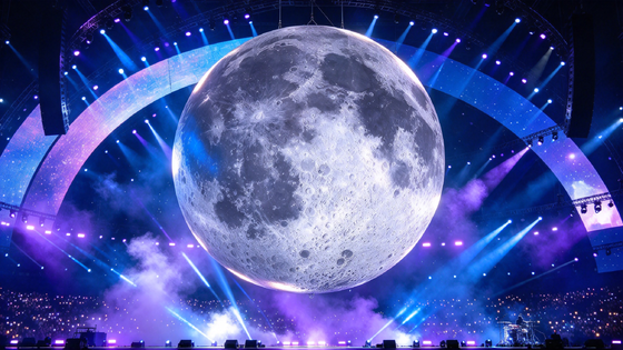 Moon Inflatable Balloon Light with Custom Printing for 360° Ambient Illumination and Helium-Ready Installation
