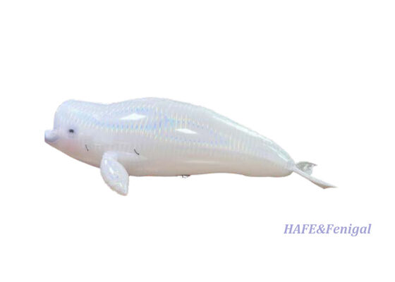 Remote-Controlled Flying Beluga Whale Helium Airship with Gyro-Stabilized Flight Control and Lightweight PP + PA Aluminum Film