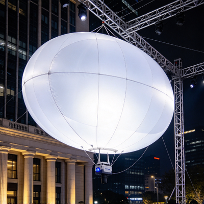 4.8kW Dimmable Elliptical Film Lighting Balloon LED Balloon Light for Architectural Lighting