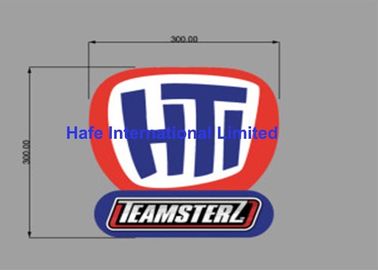 Customize 3m Led Helium Balloons Branding Logo With Blue And Red Color