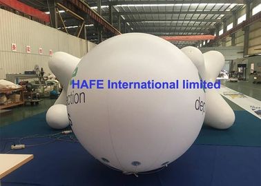 PVC Helium Sky Inflatable Advertising Balloon With Lighting And Branding