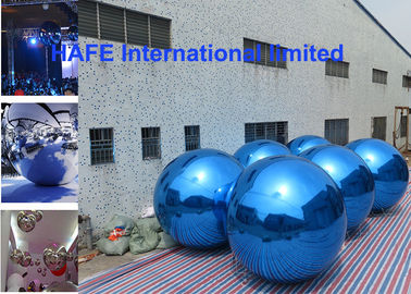 Round Inflatable Mirror Balloon Special Treated Flexible Mirror Compound Materials