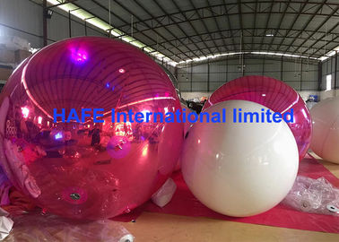 3M Pink Purple Inflatable Mirror Balloon Flying Balloon For Events Decoration